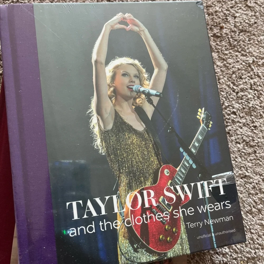 Taylor Swift Purple and Gold style hardback book